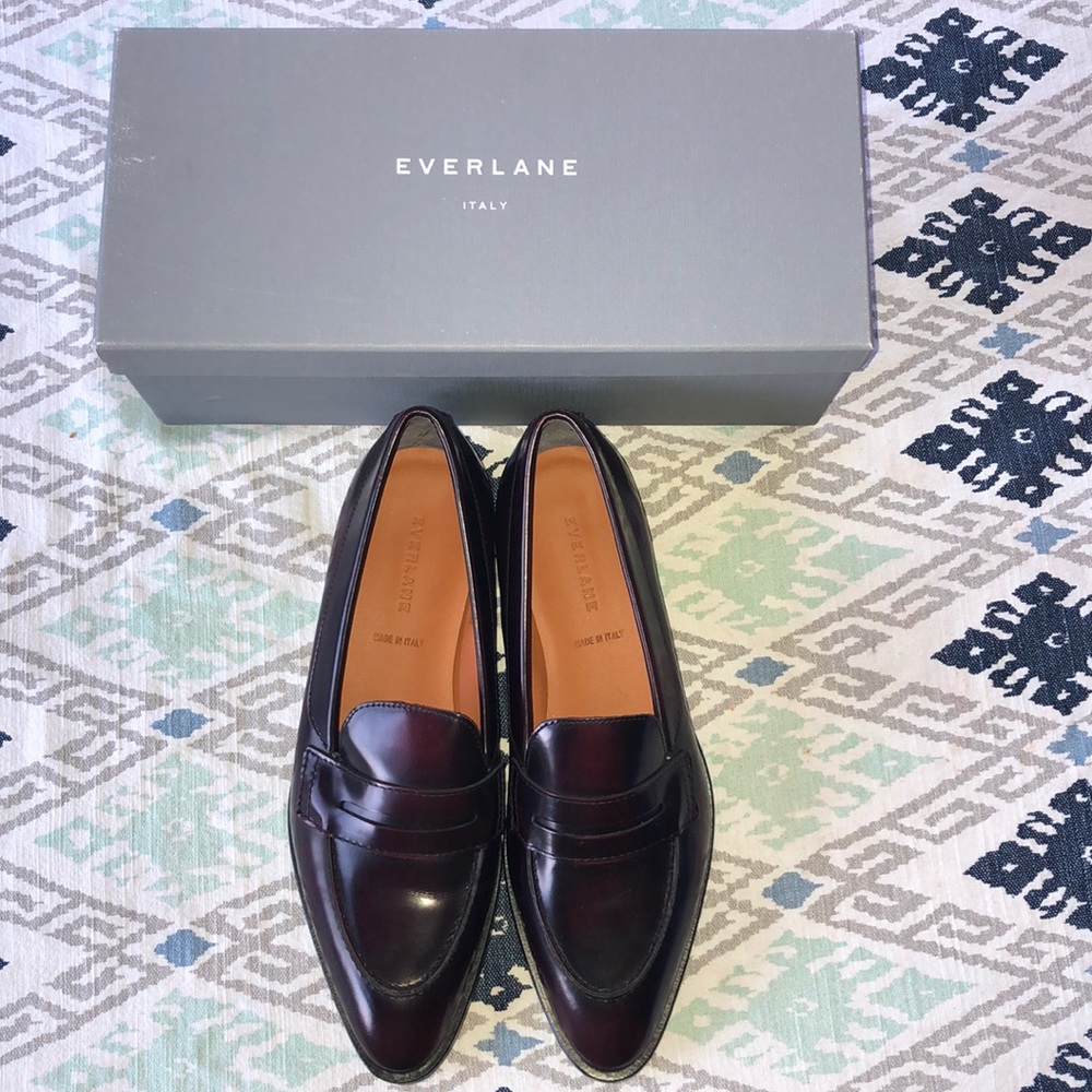 Everlane Mahogany Loafers NWT Size 10